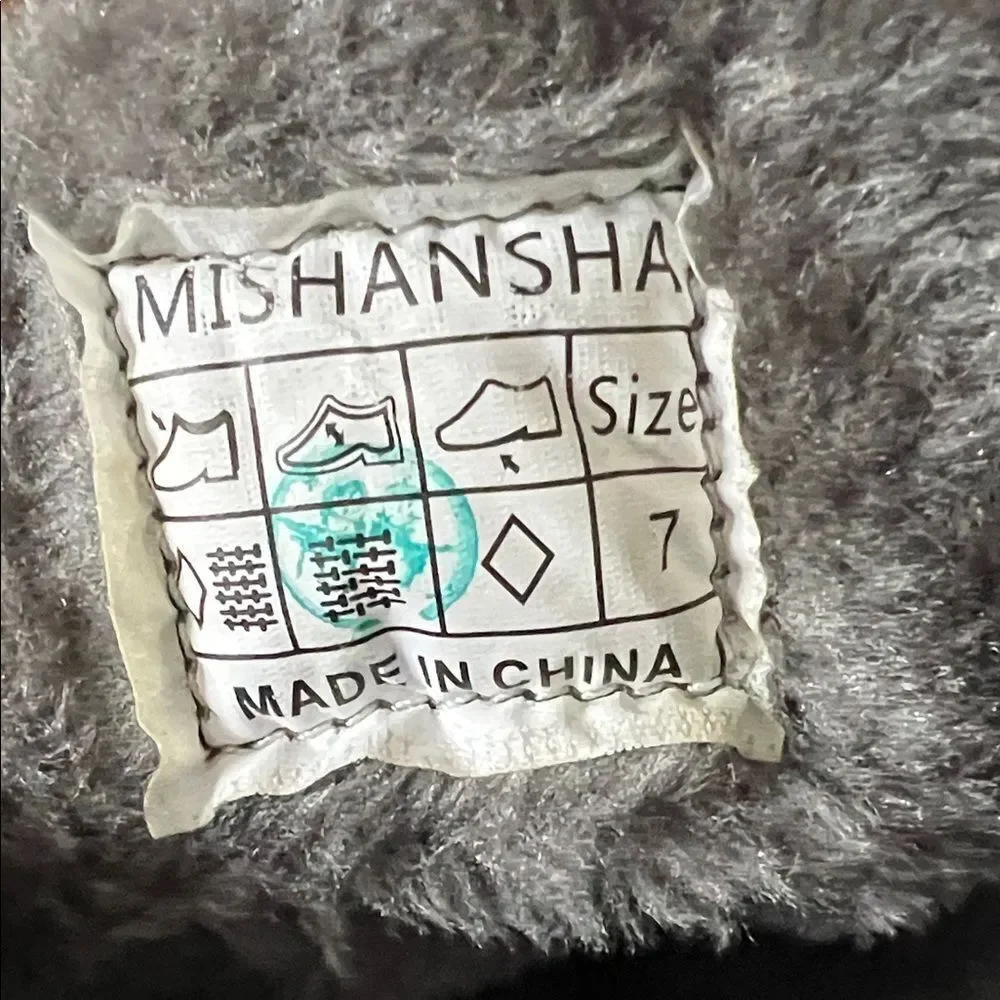 NWOT Mishansha Women's Water Resistant Mid Calf Winter Booties in Size 7